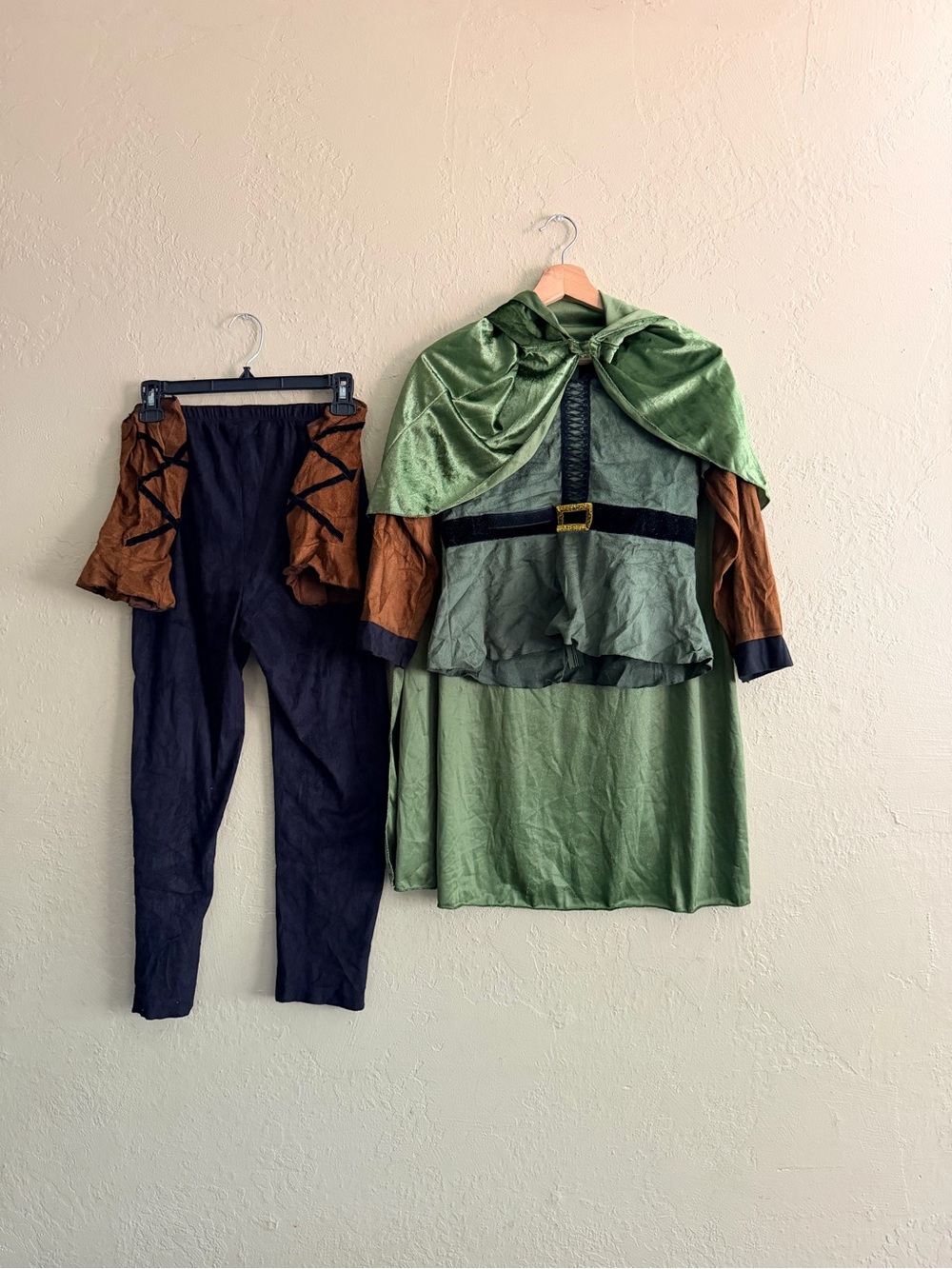 Green and Brown Medieval Robin Hood Style Kids Costume